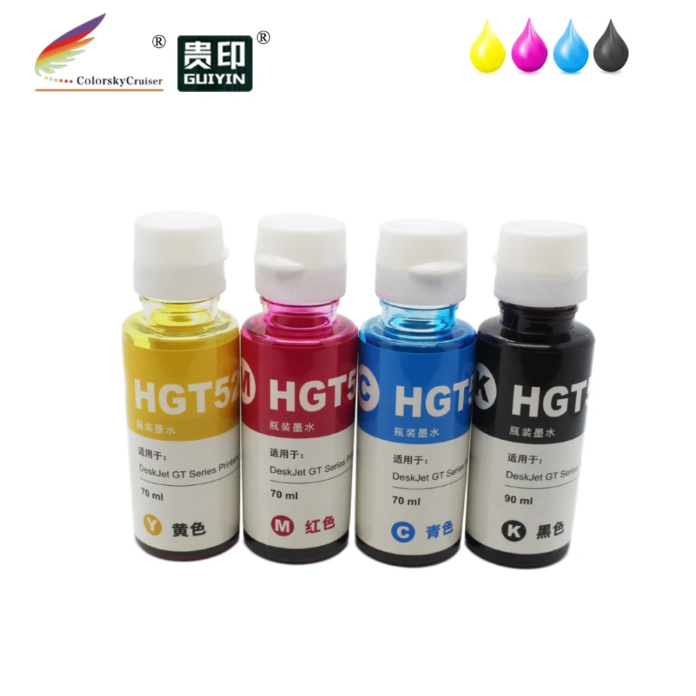 Refill Ink for HP GT 51 52 DeskJet GT-5810 GT-5811 GT-5820 GT-5821 GT-5822 Ink Tank 110 115 116  310 311 315 Multipack