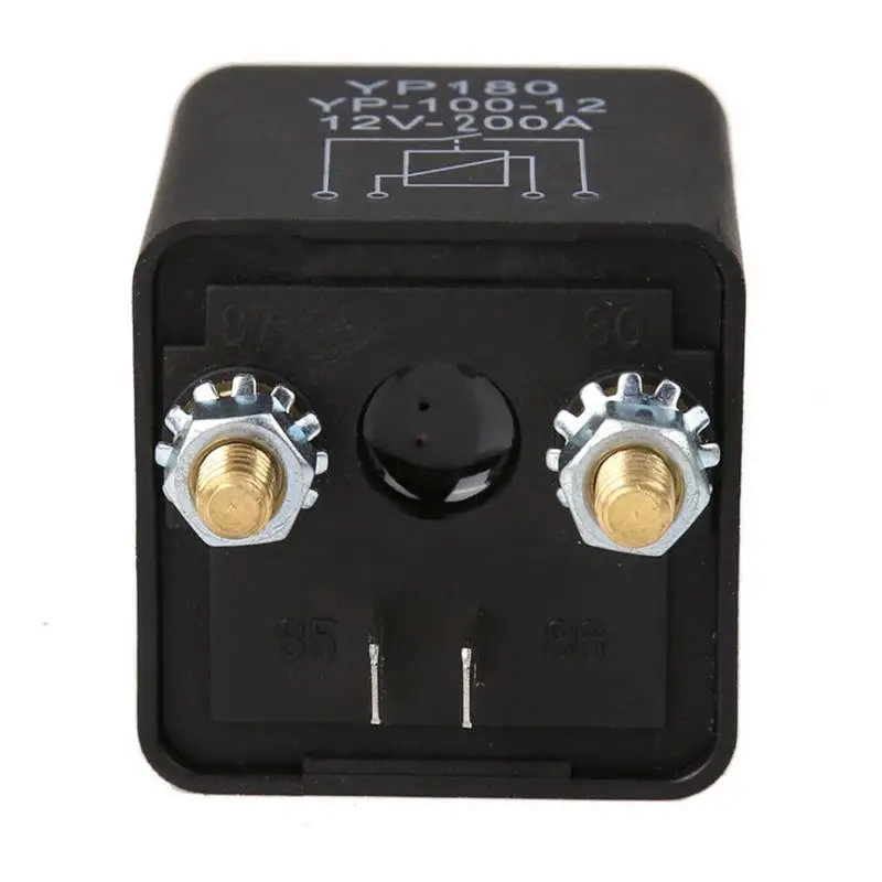 뜨거운 판매 12V DC 200A 높은 전원 자동차 릴레이 트럭 모터 연속 유형 자동차 스위치
