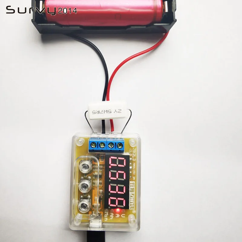 ZB2L3 V3 Battery Capacity Tester 18650 1.2-12V External Load Battery Discharge Testing Micro USB 3A finished product with shell