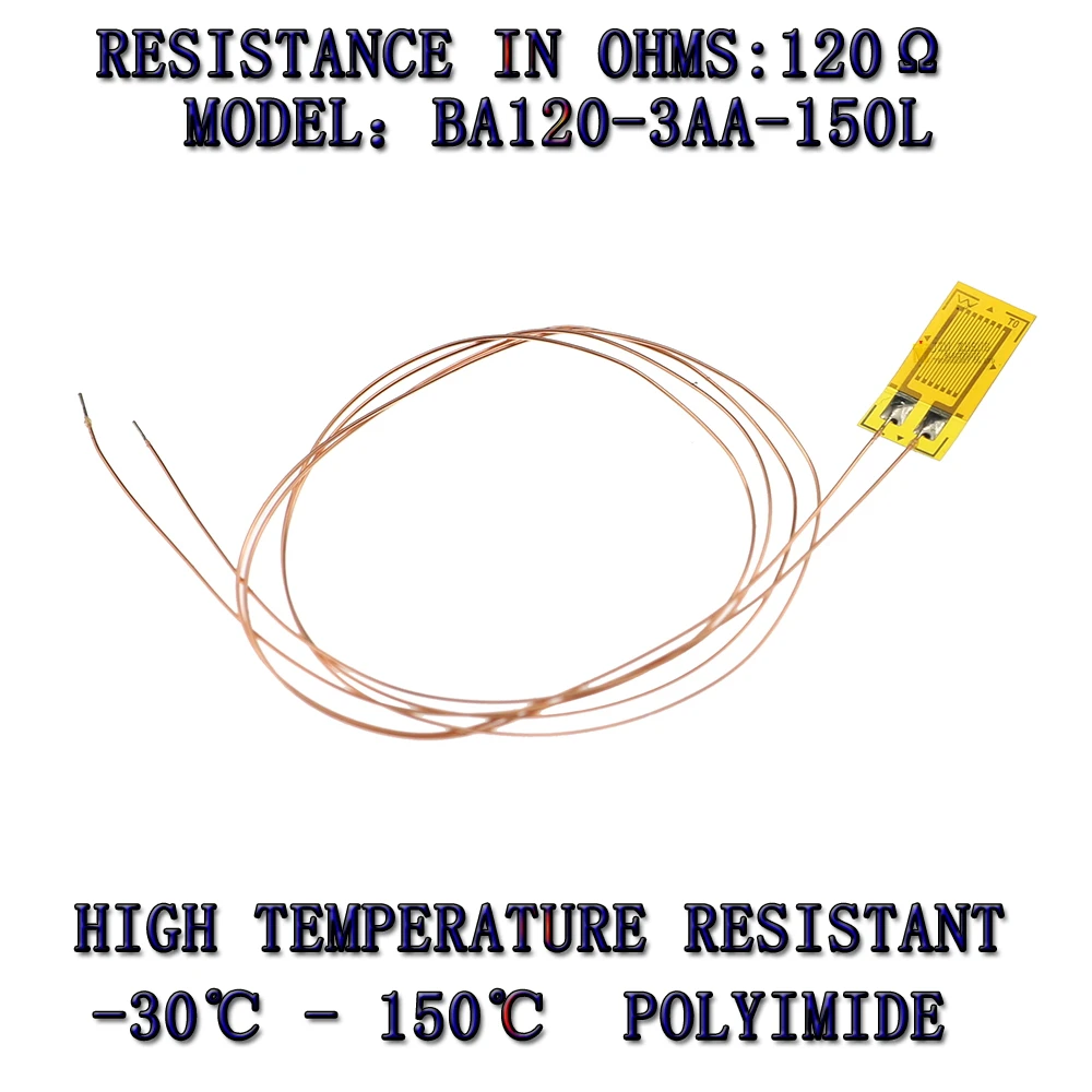 1pcs BA120-3AA High temperature resistant strain gauge strain gauge high precision /pressure /load cell belt /Enamelled wire