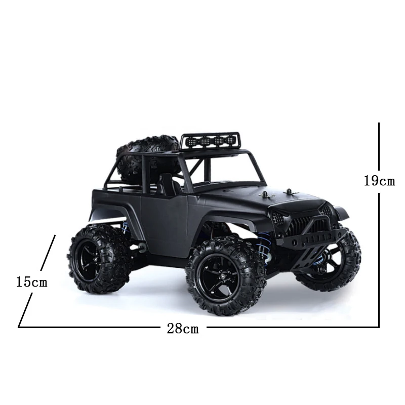 Carro elétrico de corrida infantil sem escova, 60 km/h 1/18, 2.4g, à prova d'água, 4wd, cross-country, carro de controle remoto para presente