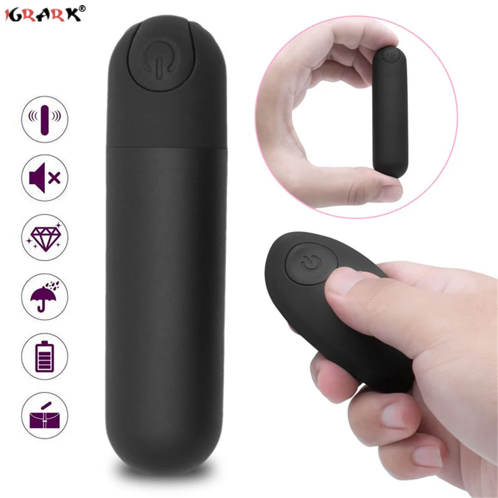 USB Charge Remote Control Mini Powerful Bullet Vibrator Clitoris Stimulator Vaginal Adult Sex Toys for Women Masturbator Shop