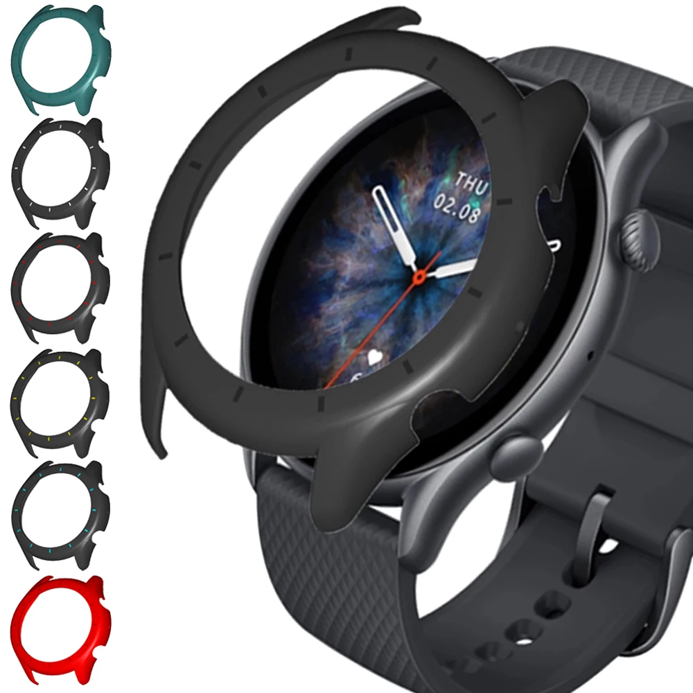 حافظة لجهاز الكمبيوتر المحمول لهواتف شاومي هوامي أمازفيت GTR 3 برو/gtr3 ساعة ذكية مزودة بسوار حماية من الصدف ملحقات