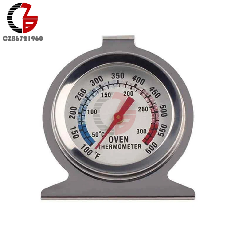 0-600C C/F Stainless Oven Thermometer Mini Dial Stand Up Temperature Meter Kitchen Tools BBQ Hot Food Hot Oil Needle Thermometer