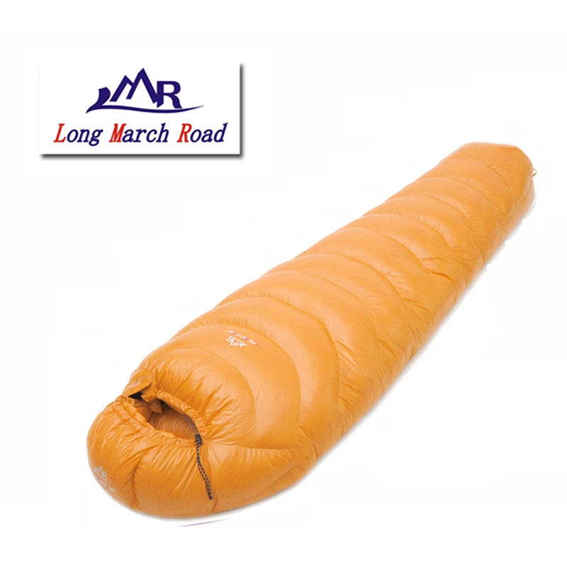 LMR 1800G Goose Down Filling Splicing Mummy Ultra-Light Outdoor Camping Winter Sleeping Bag