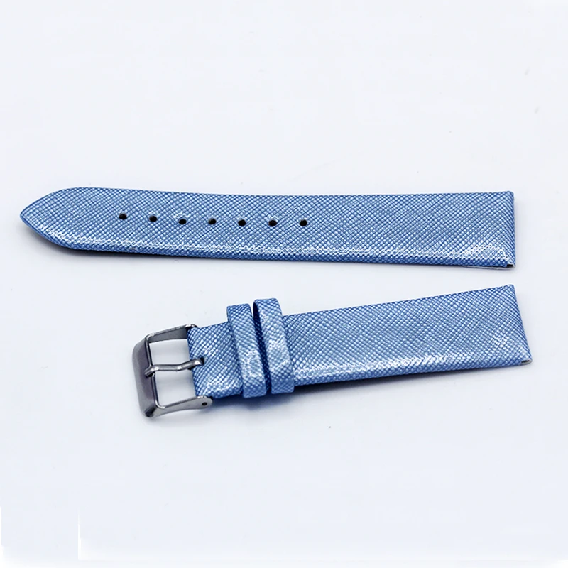 new women's Watchbands Shiny dots Leather watch strap stainless steel buckle belt buckle, 20mm