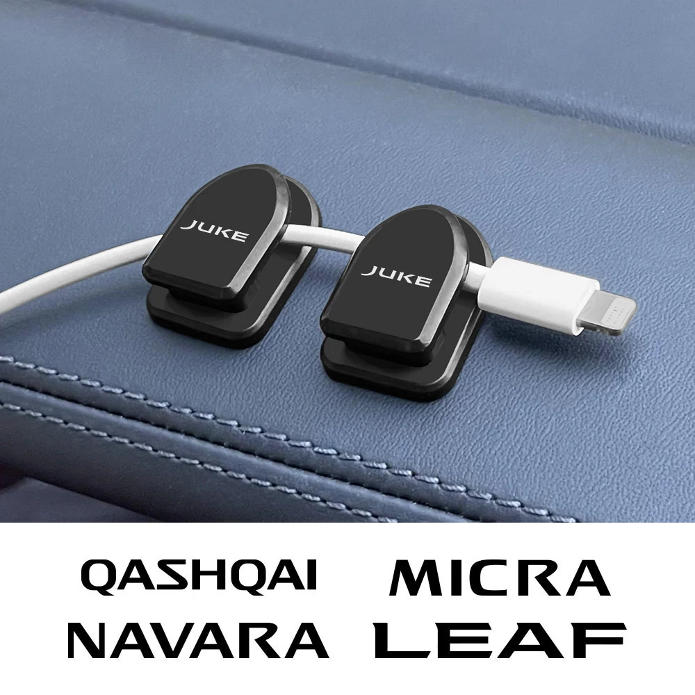 4PCS Car Hooks Accessories For Nissan Qashqai Juke Micra Leaf Navara 370Z Pathfinder Nv200 Serena Kicks 350Z Elgrand Versa Titan