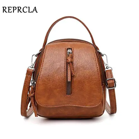 Vintage Leather Shoulder Bag for Women REPRCLA