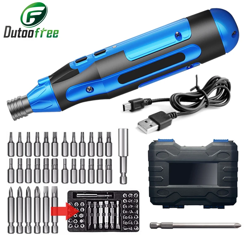 

3.6V USB Cordless Electric Screwdriver Set Rechargeable Wireless Power Drill Screw Driver Kit Mini Wireless Drill Power Tool