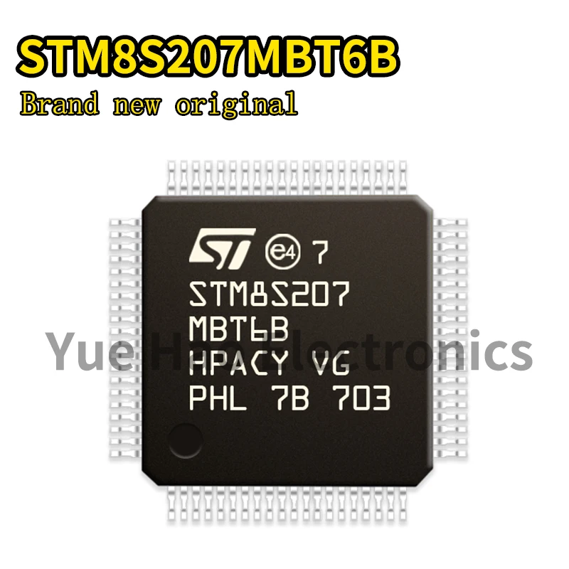 STM8S207MBT6B STM STM8 STM8S STM8S207 STM8S207M STM8S207MB STM8S207MBT6 IC MCU 8BIT 128KB FLASH LQFP-80