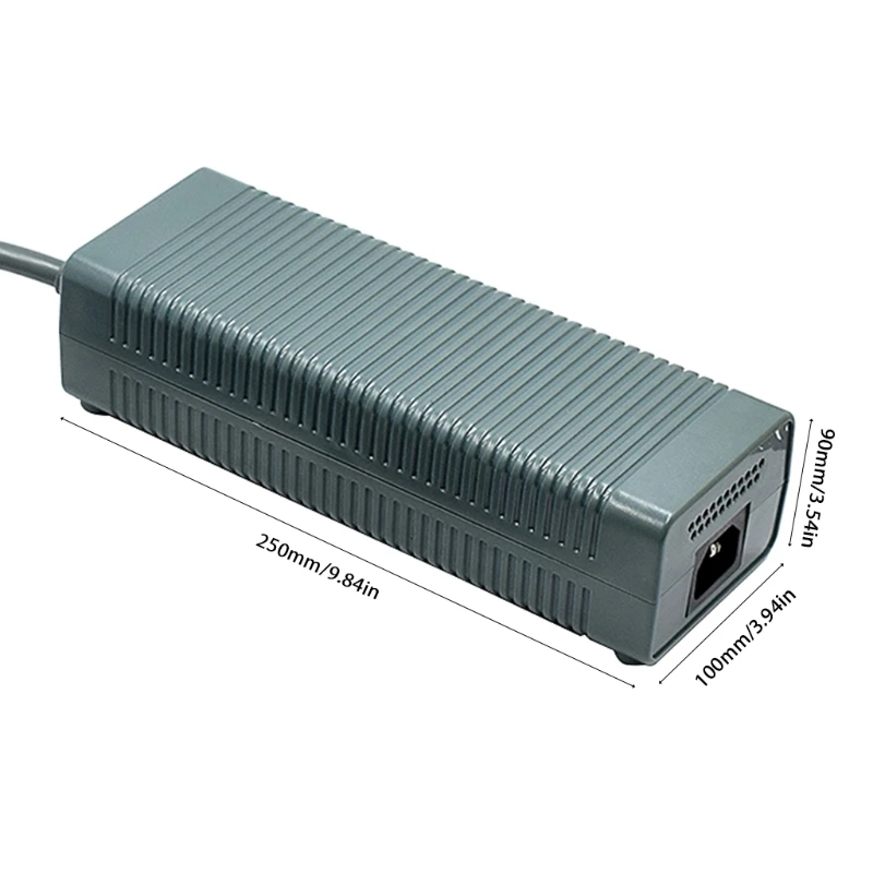 For -Xbox 360 Fat Console Adapter Power Supply Cable Cord For -Xbox 360 Charging Converter Wall Travel