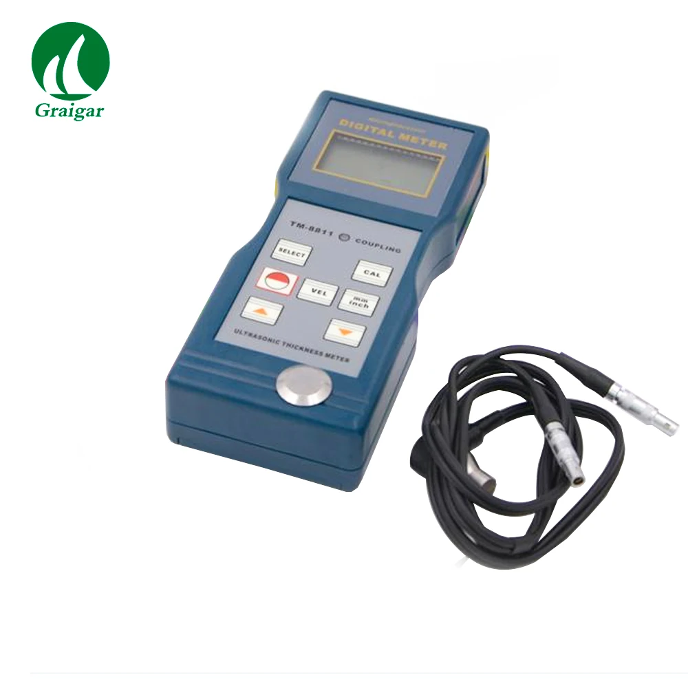 High Acucrracy TM8811 Digital Ultrasonic Thickness Gauge With Low Power Consumption