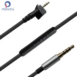 POYATU Upgrade Cable for Bose Around-Ear 2 AE 2 AE2 AE2i AE2w Cord With Mic Volume Control Remote for iphone Samsung Mi