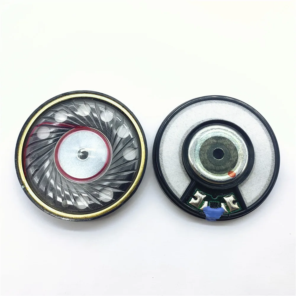 

50mm speaker unit 50mm headphone unit Thick elastic bass, vocals parsing is also very good 40ohms 2pcs