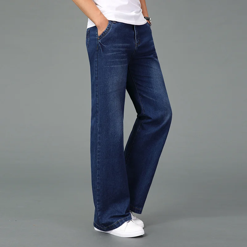 Moda Jeans Tallas Grandes Pantalones Vaqueros Acampanados Grandes
