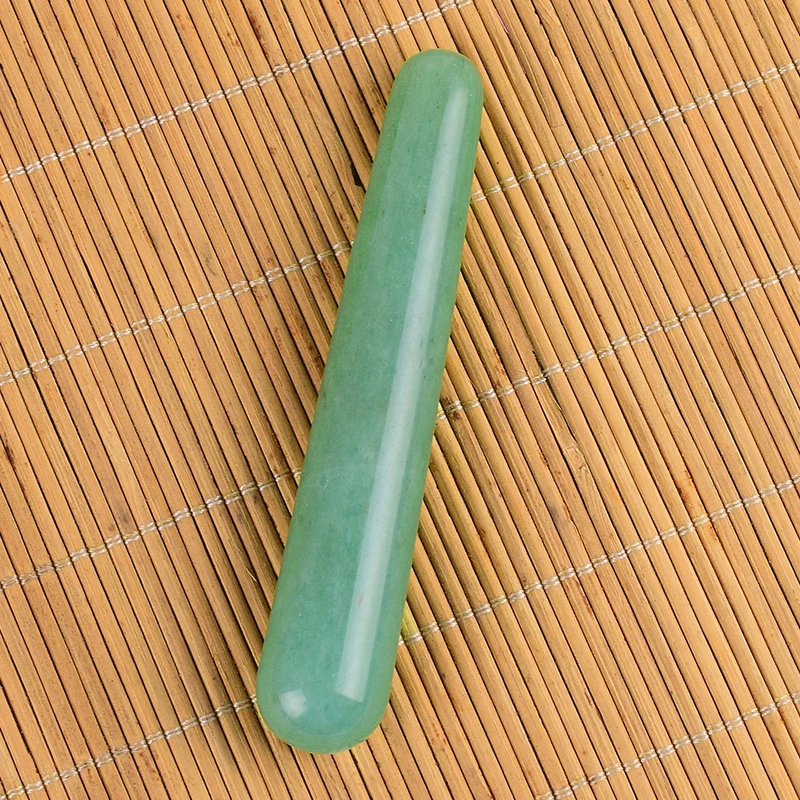 

Jade Massage Wand Gua sha Tool Eye Health Care Acupoint Pen Natural Stone Beauty Face Body Meridian acupuncture point Yoni Wand