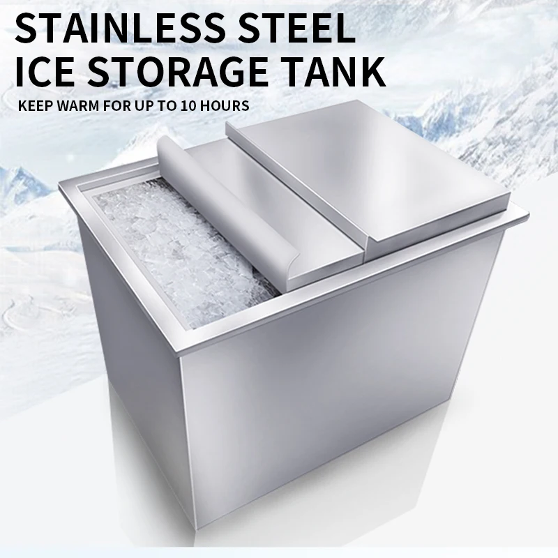 

Coffee shop special ice storage 304 stainless steel milk tea shop water bar KTV bar Internet cafe ice storage tank