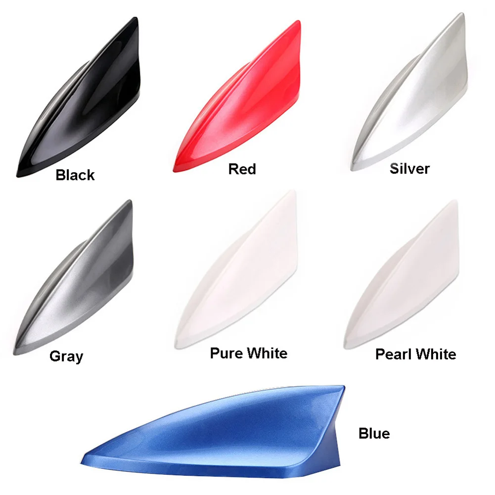 Stylish Universal Auto Car Roof Shark Fin Signal Antenna FM/AM Radio Aerial Upgraded Signal Universal Car Shark Fin Replacement