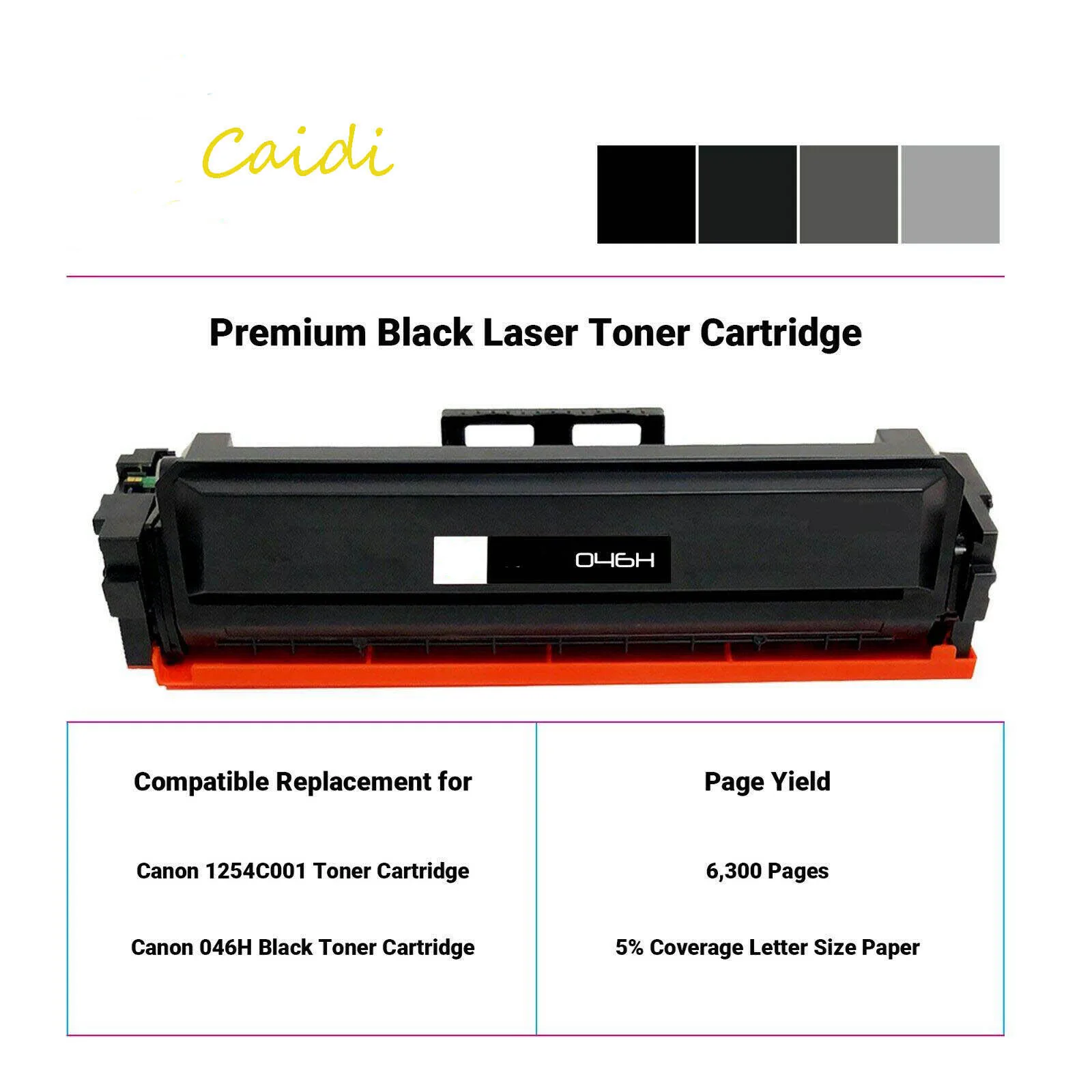 Imagem -05 - Cartucho Compatível do Toner da Cor para Canon 046 046h Crg 046 046h Imageclass Mf733cdw Mf731cdw Mf735cdw Lbp654cdw