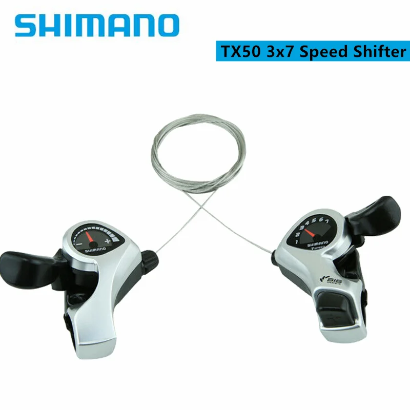 Shimano Tourney TX50 3x6 Speed 3x7 Speed Shifter For MTB Mountain Bicycle Bike 18 Speed 21 Speed Thumb Shifter Plus Accessories