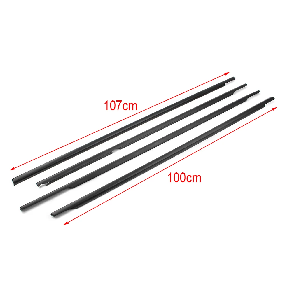 Cinta de sellado para puerta de coche, burlete de moldura exterior para ventana, embellecedor para VW Volkswagen Golf 6 MK6 2008 2009 2010 2011