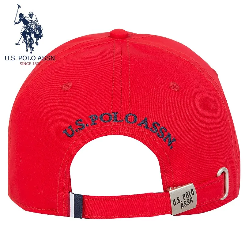 U.s. Polo Assn.2024 New Couple Baseball Caps Fashion Four-Colors  Embroidered Logo Pure Cotton Adjustable Hats For Men And Women