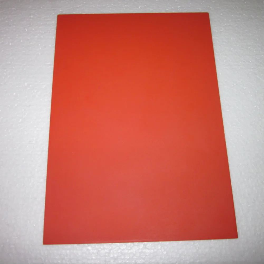 Red color A4 sheet laser rubber for stamps engraving no smell laser rubber