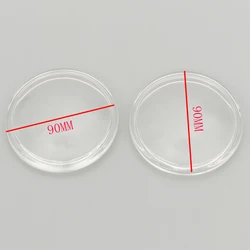 2pcs Round Diameter 90mm Fog Lamps Lights Tempered Glass Anti-fog Glass For Subaru Legacy Outback WRX BRZ XV Justy III WRX STI
