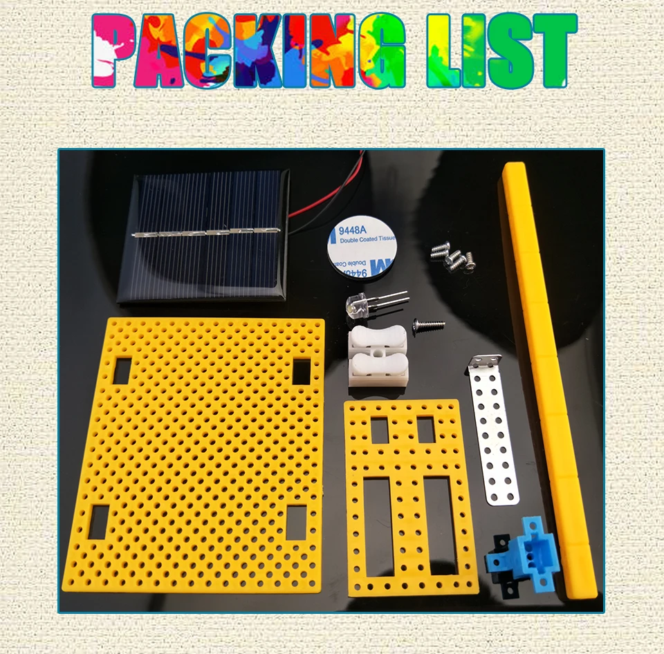 Frühes Lernen DIY Solar-Straßenlaternen Technologie Kleine Erfindungen Lernspielzeug für Kinder Grund- und Sekundarschulwissenschaften