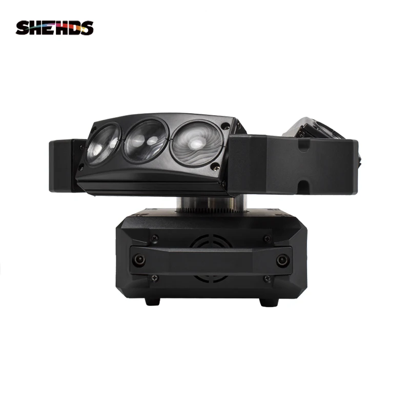 Mini LED 8X6W/9x10W Spider Light RGBW DMX512 Spider Moving Head Beam Light Used In DJ Disco Bar KTV Stage Lighting SHEHDS