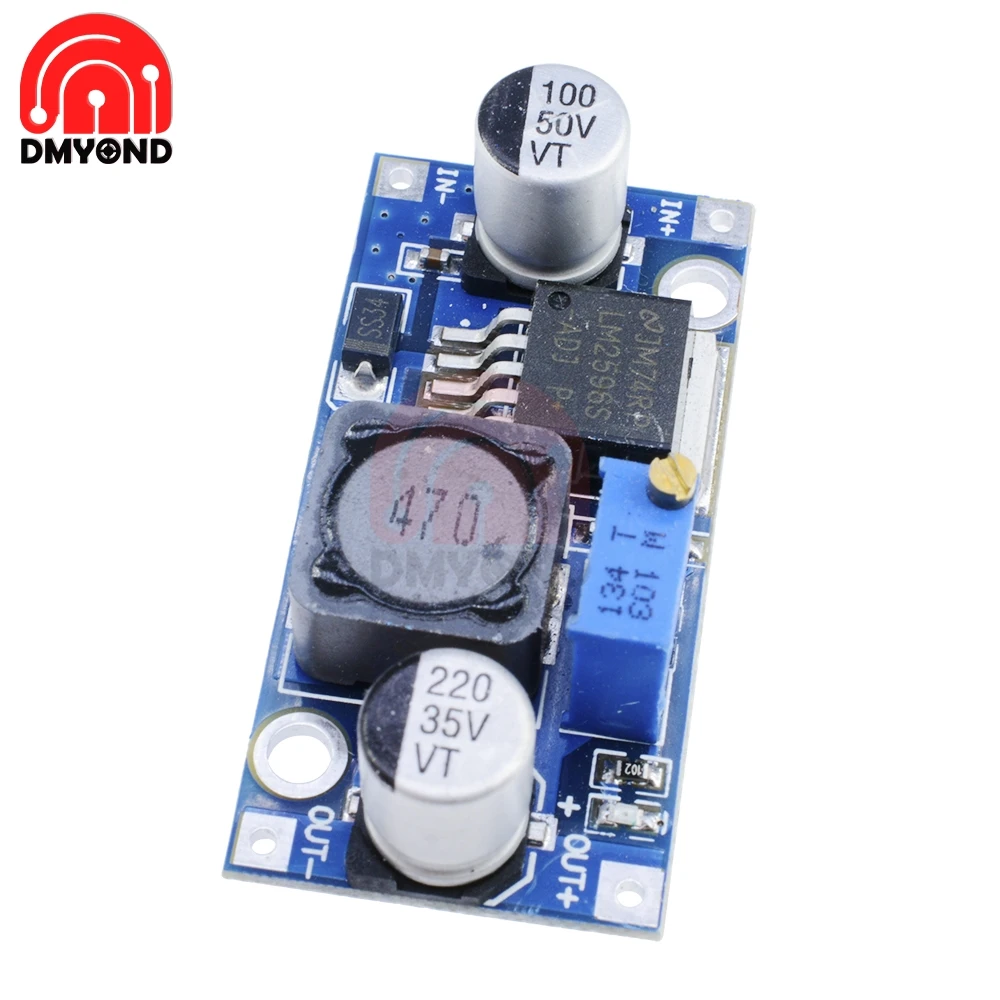 DC 12V 3.3V LM2596 Buck Converter Step Down Module LM2596 Power Supply Adjustable Power Voltage Regulator Step-down Transformer