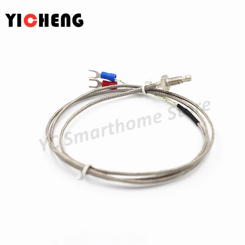 1 M / 2 M / K / E screw type M6 / M8 thermocouple control screw probe temperature controller 0-400C/ 0-800C sensor probe