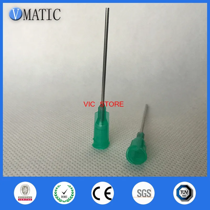 

Free Shipping Non Sterilized 100Pcs 18G Blunt Dispensing Needles With 1'' Inch Tube Length