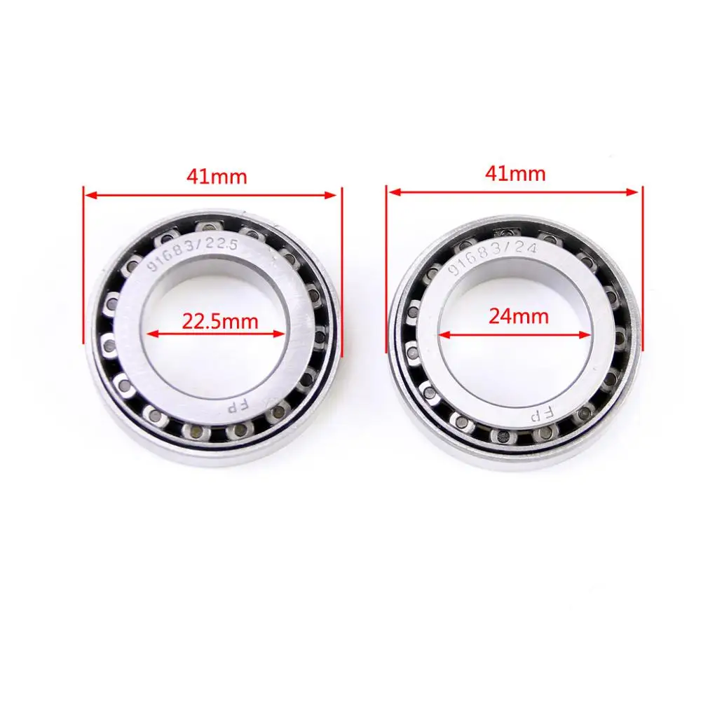 TDPRO Steering Stem Bearings for Honda CRF50 XR50 GSXR750 50cc-250cc Dirt Pit Pro Bike Motorcycle ATV 41-22.5-24 and 44-22-23.5