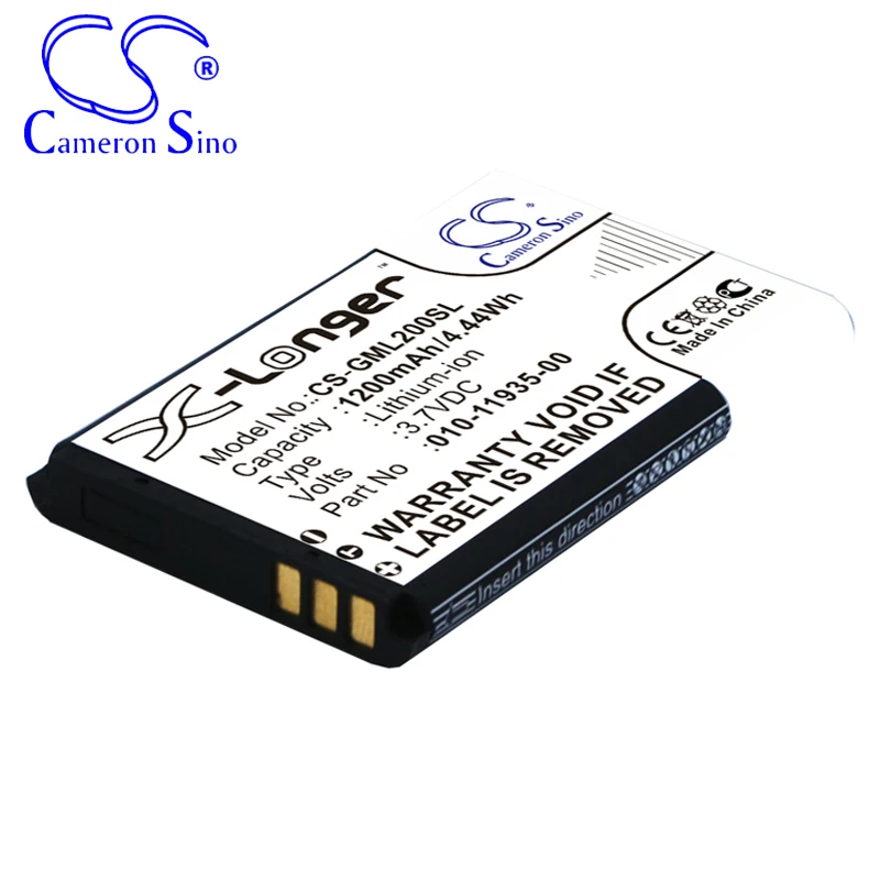 Caméra pour Garmin GLO, batterie GLO 2 010-01055-15 010-02184-01 s'adapte Garmin 010-11935-00 GPS, Navigateur batterie 1200mAh