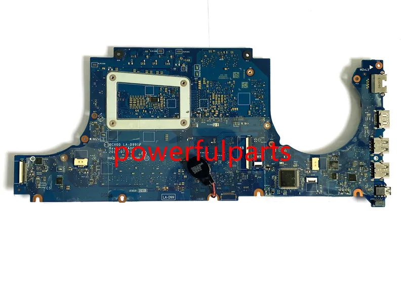 Imagem -02 - para Dell 7566 7446 Laptop Placa-mãe Bcv00 La-d991p 0jyc14 077v33 i5 i7 Cpu Gtx960m 4g Gpu Funcionando Bem