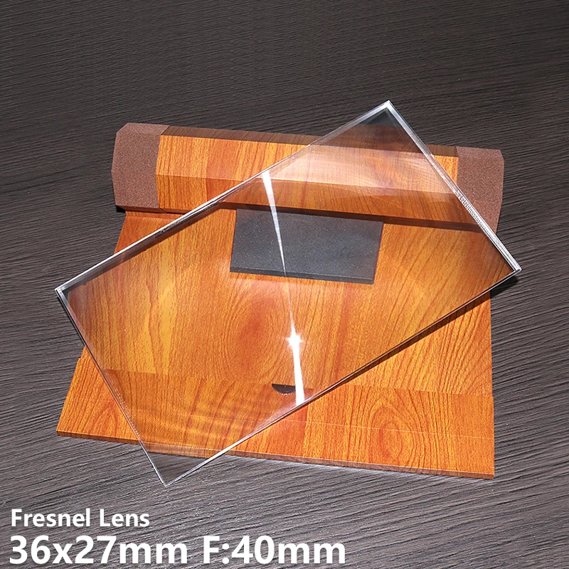 

Fresnel len 36x27mm F40mm sample 3X magnification Adjusting beam DIY projector Stage lights Spotlight led light Customizable