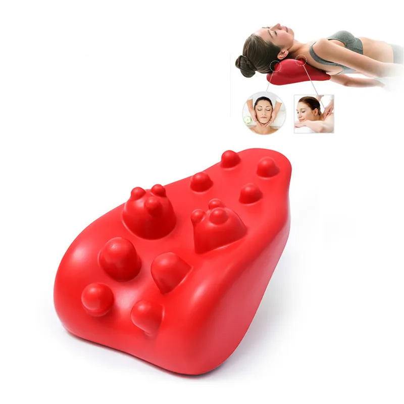 Neck Relaxation Pilow for Neck Shouder Backbone Pain Relief 14 Trigger Points Anti fatigue Massager Acupressure Massager Pillow