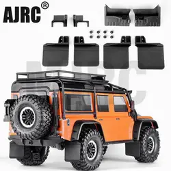 4pcs Rubber Front And Rear Fenders Modified Upgrade Accessories For 1/10 Rc Crawler Car Trax Trx-4 Defender Bronco TACTICAL