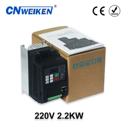 2.2KW 220V VFD Single Phase input 220v and 3 Phase Output 220V Frequency Converter/Adjustable Speed Drive/Frequency Inverter