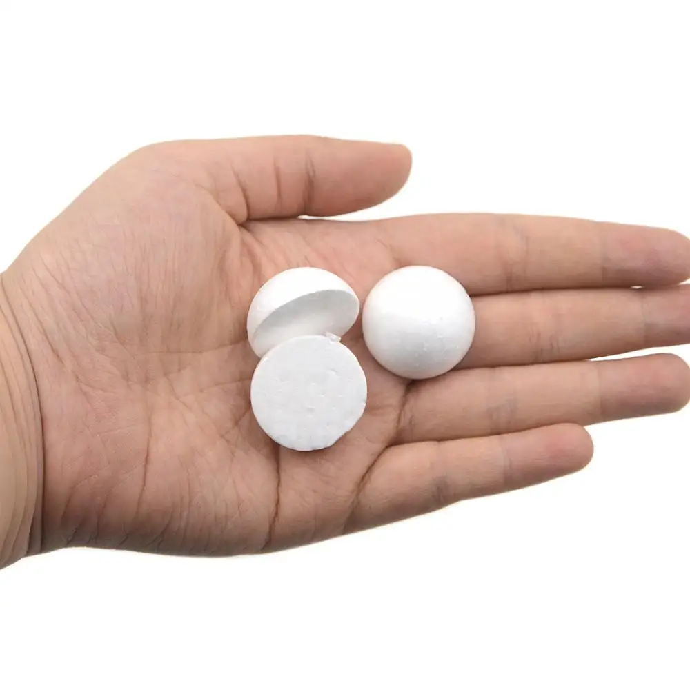 XMAS Polystyrene Styrofoam Foam Half Ball Hemisphere DIY Accessory Handmade For Party Celebration Decorations Craft DIY All Size
