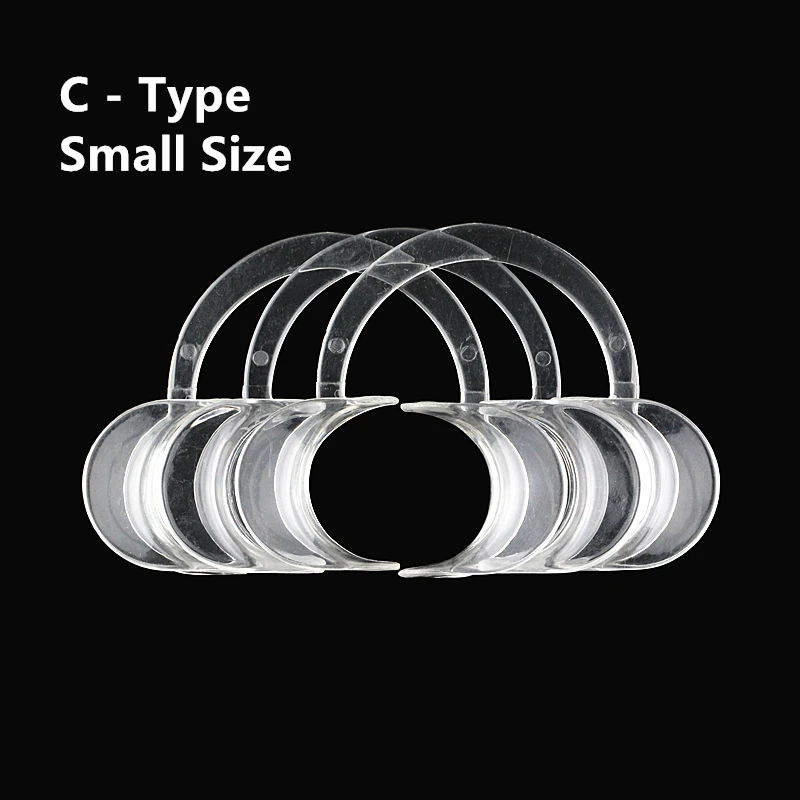10 Pcs Dental Mouth Opener Props Transparent C Shape Gag Orthodontic Tool Intraoral Cheek Lip Retractor Spreader Dentis Products view 5