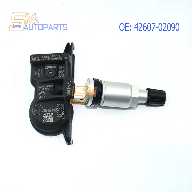 4260702090 PMV-E100 TPMS Tire Pressure Sensor For Toyota AVALON CAMRY 4RUNNER COROLLA 2019 2020 4260702050 4260702100 433MHz