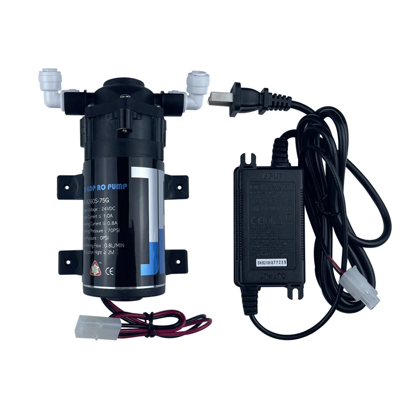 Outdoor Garden Patio Spray Quiet Micro Mist Pump 24V DC Booster For RO Water Sprayer 75 PSI