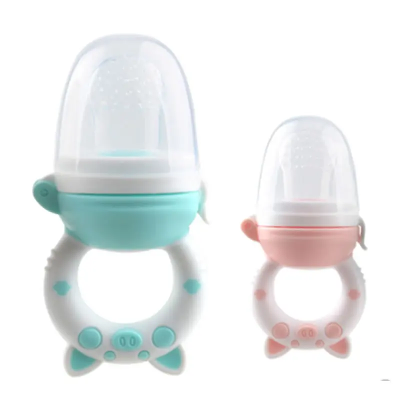 Baby-Fütterungslöffel für nahrhafte Früchte und Gemüse, Beißring, Kauspielzeug, Baby-Fütterungslöffel, Schnullerflasche – Detail 3