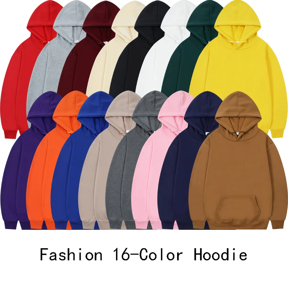 

Solid Oversized Hoodies Women Clothing Polyester Blouses Bottoming Long Sleeve Tops Loose Pocket Sweatshirt Girl Casual Pullover