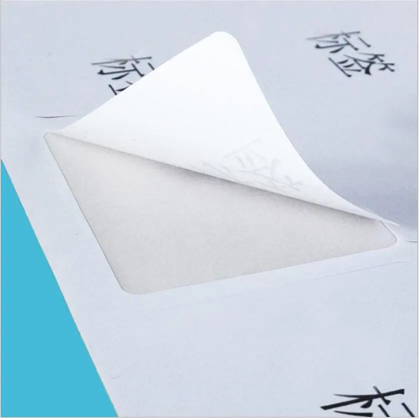 50Sheet Address Labels Matte White A4 Sheets Sticky Self Adhesive Stickers Splitting Paper for Inkjet Printer Officel Supplies