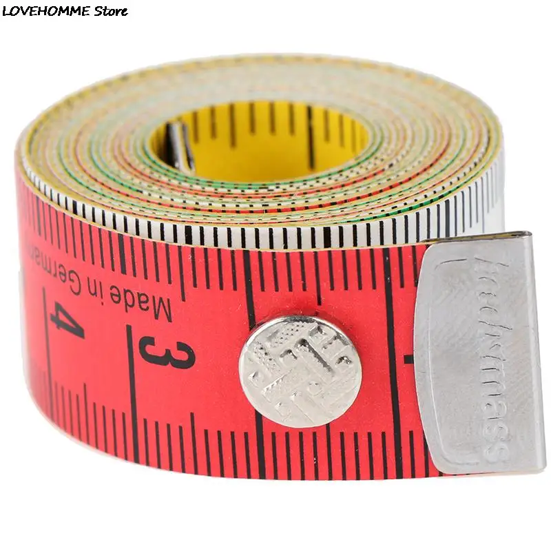 1.5m Body Measuring Ruler Sewing Tailor Tape Measure Mini Soft Flat Ruler Centimeter Meter Sewing Measuring Tape