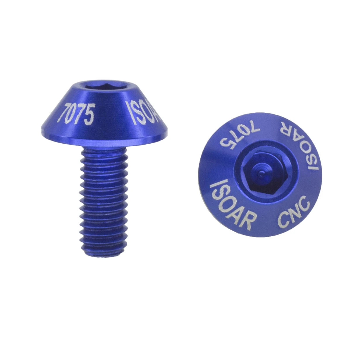 M5*10 Aluminum alloy mushroom head,bicycle water bottle rack screw mountain bike kettle rack screw Bottle cage color anode