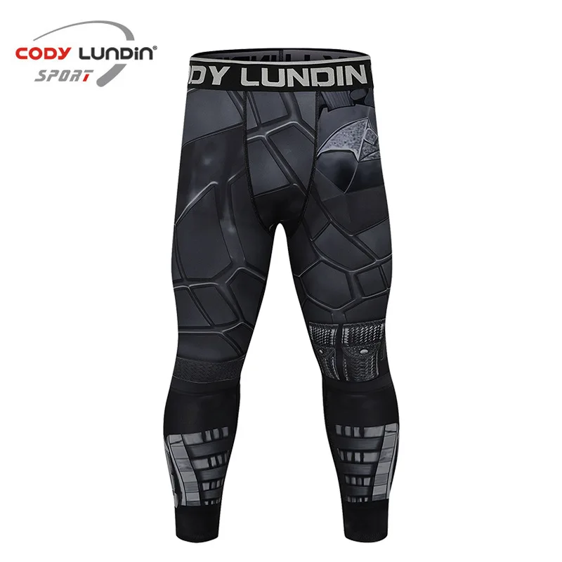 Mens Compression Leggings Fitness Running Tights Quick Dry  Gym Football Trousers Training Sport Jogging Racing Workout Pans